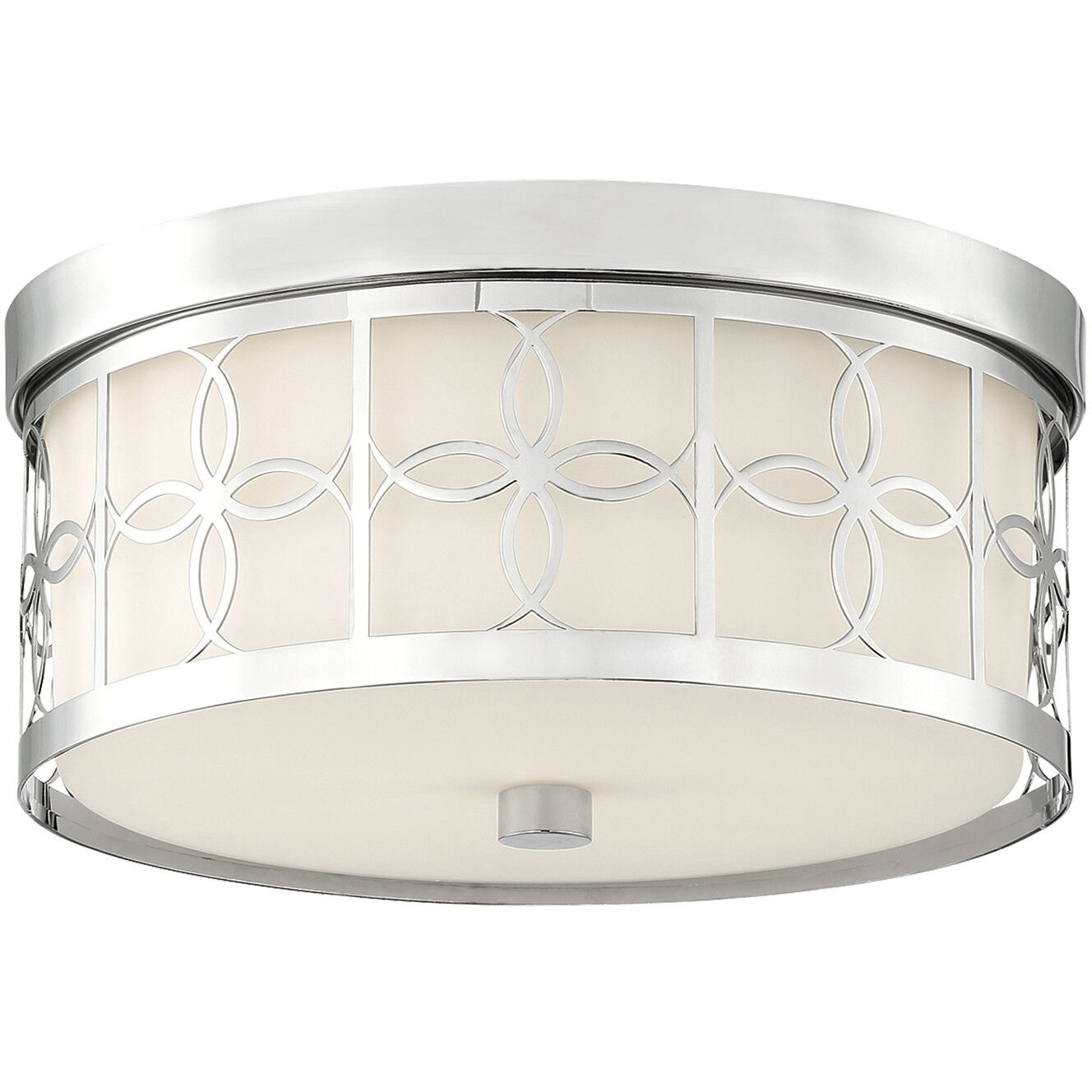 Anniversary 2 Light 13.5 inch Polished Nickel Flush Ceiling Light