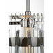 Waterford Killarney LED 32 inch Polished Nickel Layered Drum Chandelier Ceiling Light