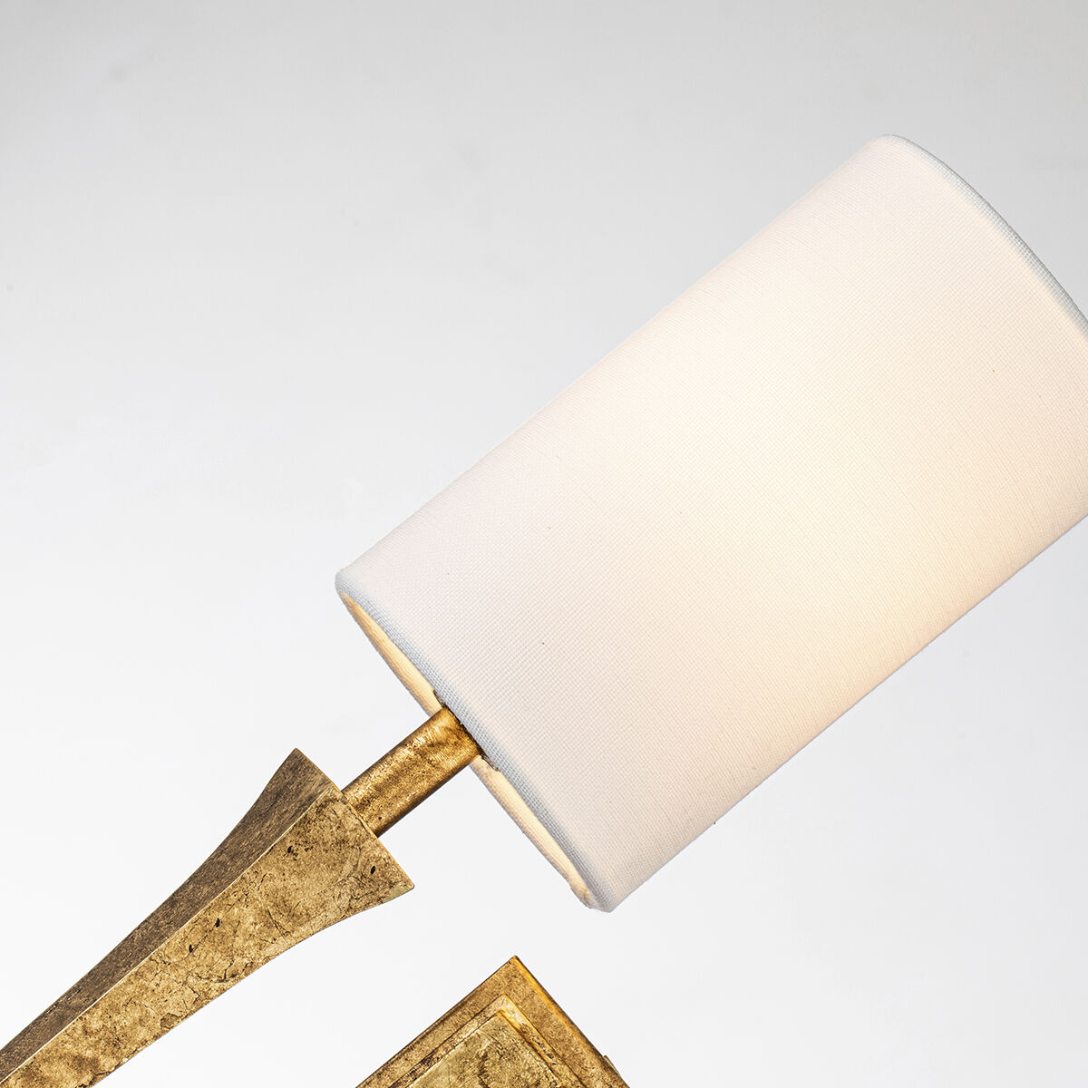 Crest 2 Light 12 inch Gold Leaf ADA Sconce Wall Light