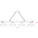 Cordon 4 Light 81.25 inch Brushed Nickel Billiard Ceiling Light in White Linen Glass
