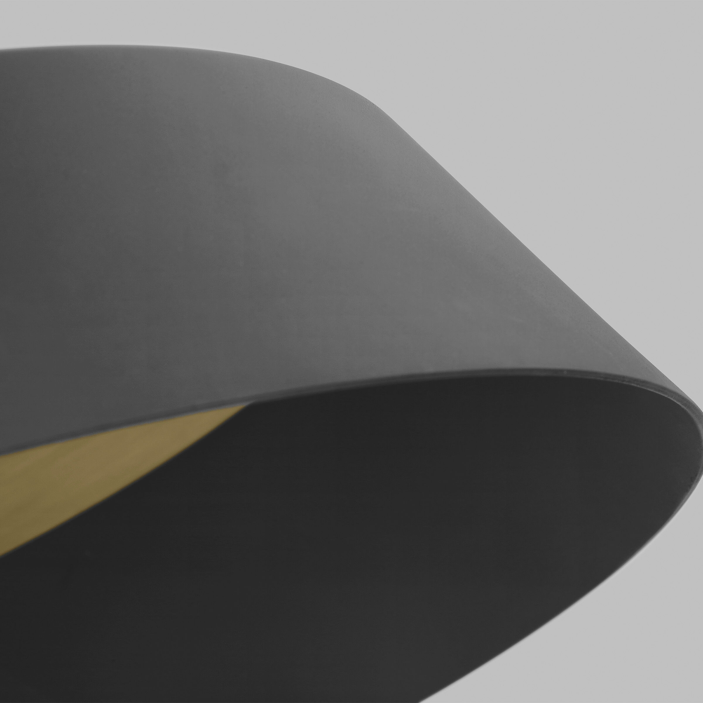 Sean Lavin Forge LED 18 inch Natural Brass Line-Voltage Pendant Ceiling Light in Nightshade Black