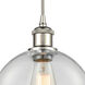 Ballston Athens 1 Light 8 inch Polished Nickel Mini Pendant Ceiling Light in Clear Glass, Ballston