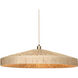 Parasol 1 Light 31.5 inch Antique Brass Pendant Ceiling Light, Lifestyle, Large