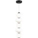 Dango LED 6.38 inch Oxidized Black Pendant Ceiling Light