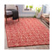 Scott 96 X 29 inch Rust/Cream Rugs, Wool