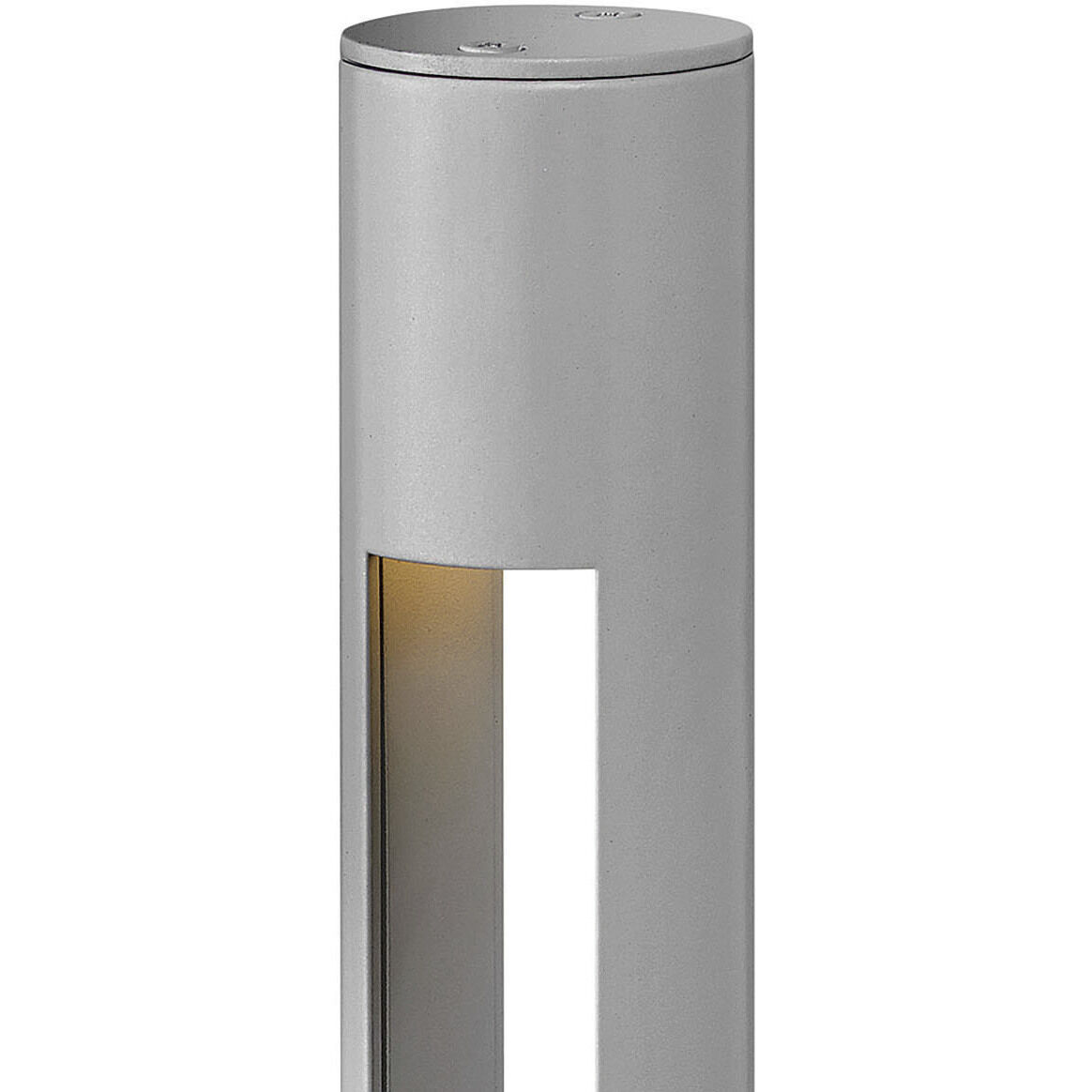 Atlantis 12v 4.00 watt Titanium Landscape Path Bollard, Round