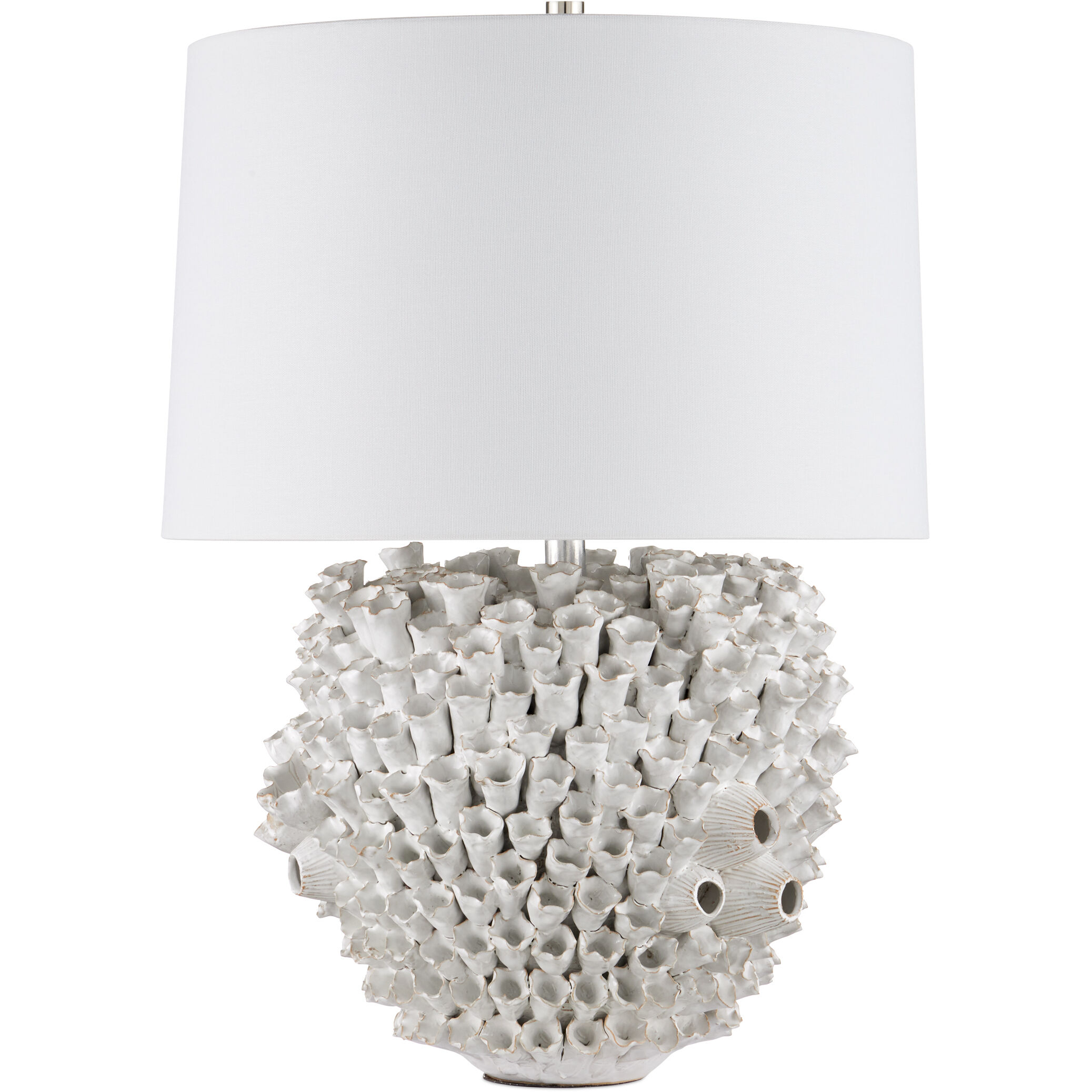 Manitapi 26 inch 150.00 watt White Table Lamp Portable Light