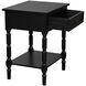 Barrett 24 X 19 inch Black Accent Table