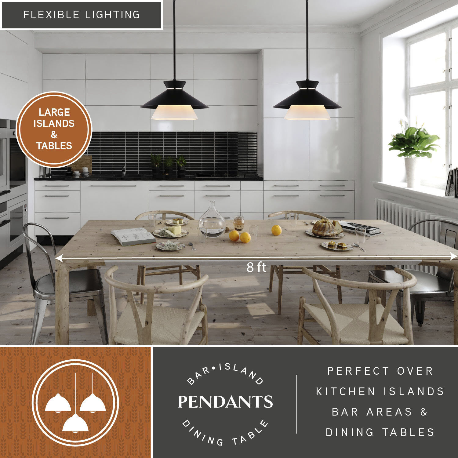 Loomis 1 Light 15.25 inch Matte Black Pendant Ceiling Light