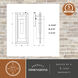 Malmo LED 15.75 inch Matte Black Outdoor Wall