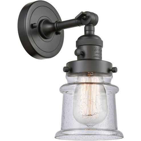 Franklin Restoration Small Canton LED 6.5 inch Oil Rubbed Bronze Sconce Wall Light, Franklin Restoration