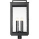 Hartwell 6 Light 32.75 inch Sand Black Outdoor Post Mount Fixture