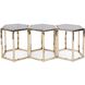 Carter 17.5 inch Black/Gold Table Set Portable Light, Set of 3