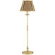 Deauville 31.75 inch 7 watt Natural and Polished Brass Table Lamp Portable Light, Suzanne Duin Collection