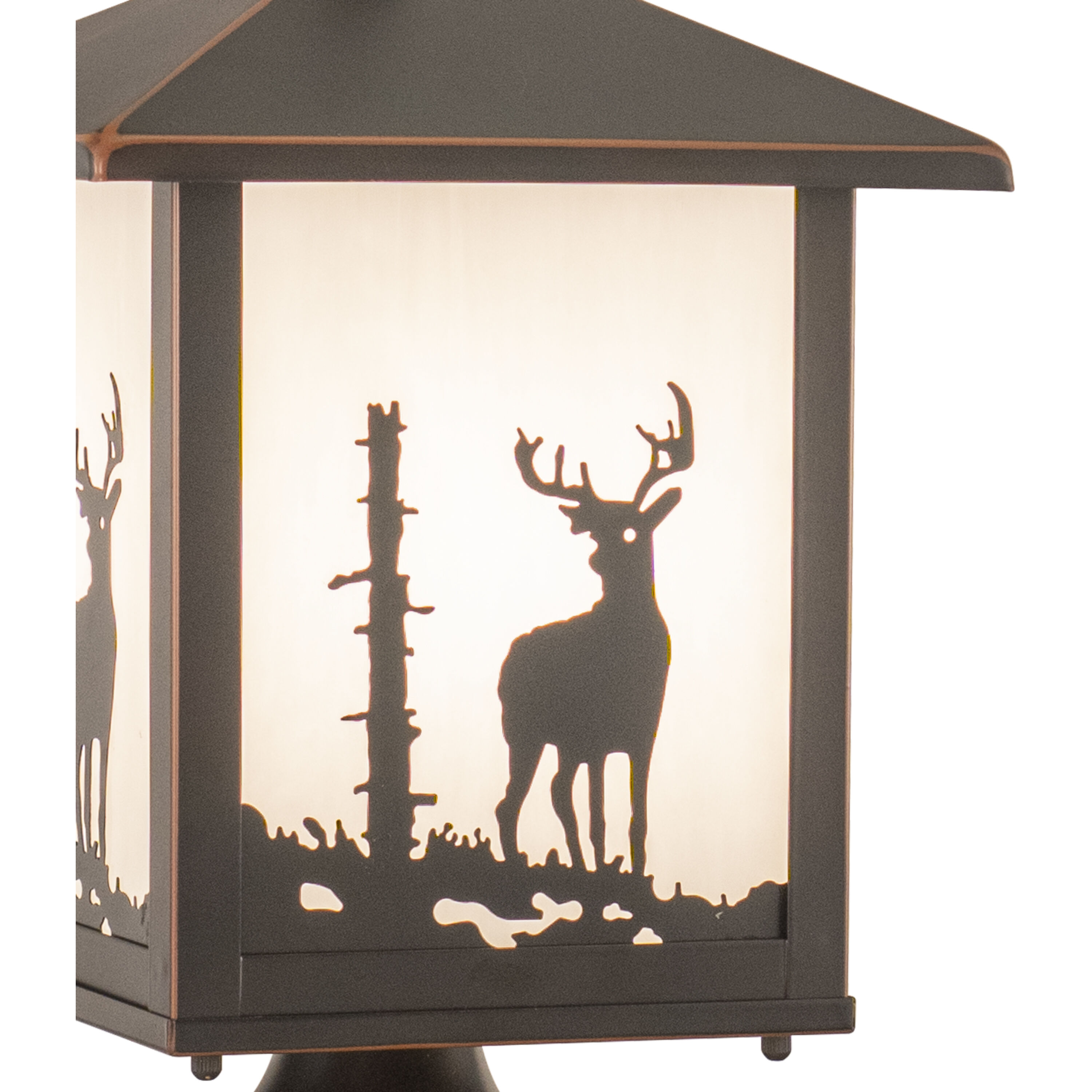 Bryce LED 14 inch Burnished Bronze Outdoor Post