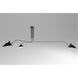 Canada 3 Light 33 inch Black Flush Mount Ceiling Light
