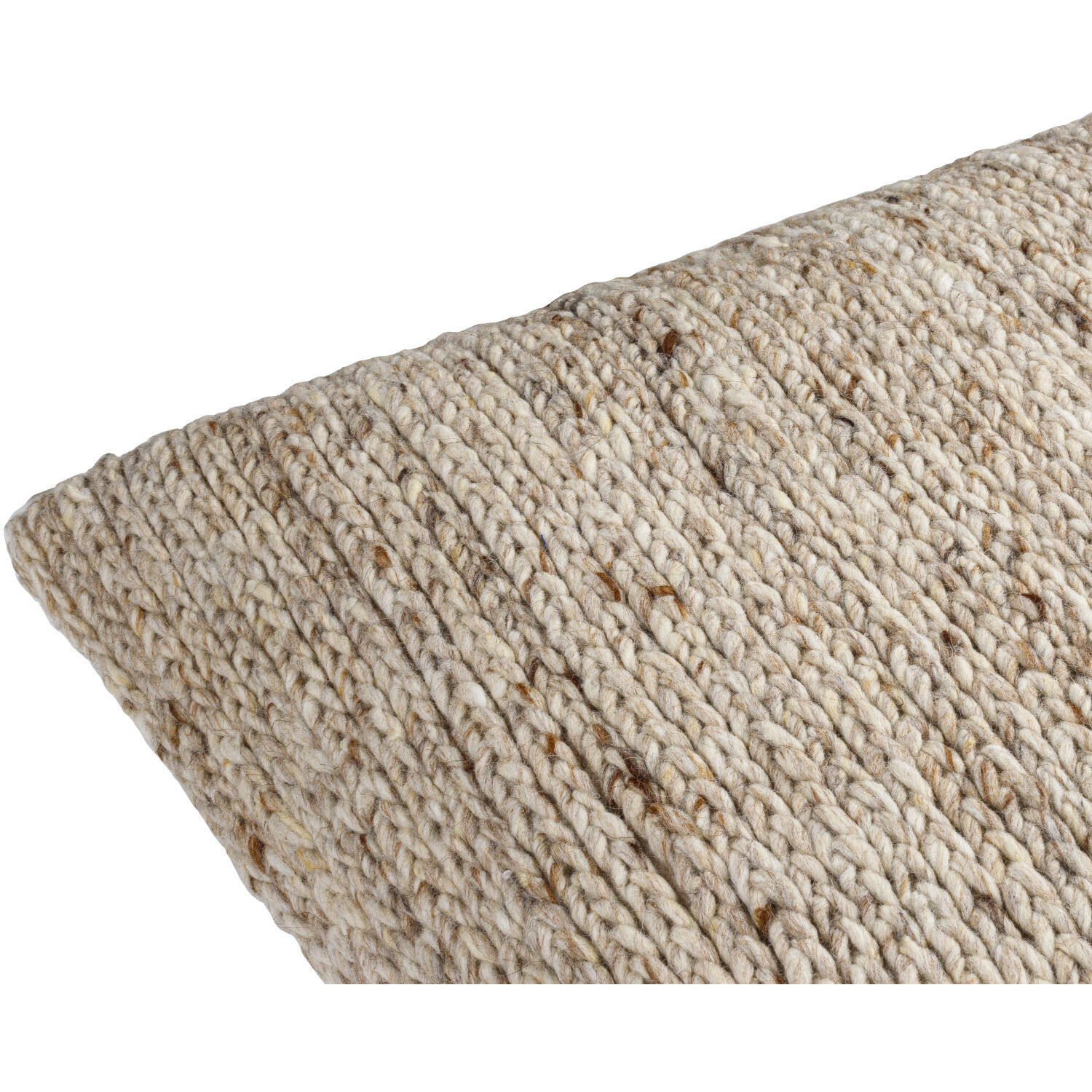 Derby 18 X 18 inch Brown / Light Brown / Medium Gray Accent Pillow