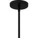 Eslinger 1 Light 10 inch Matte Black Mini Pendant Ceiling Light, Small