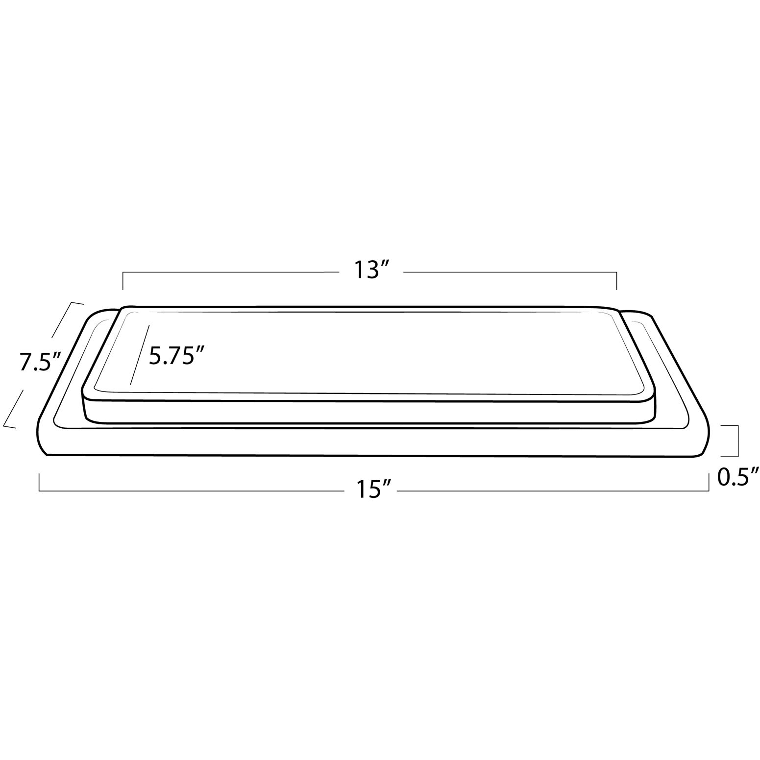 Jade Natural Serving Tray