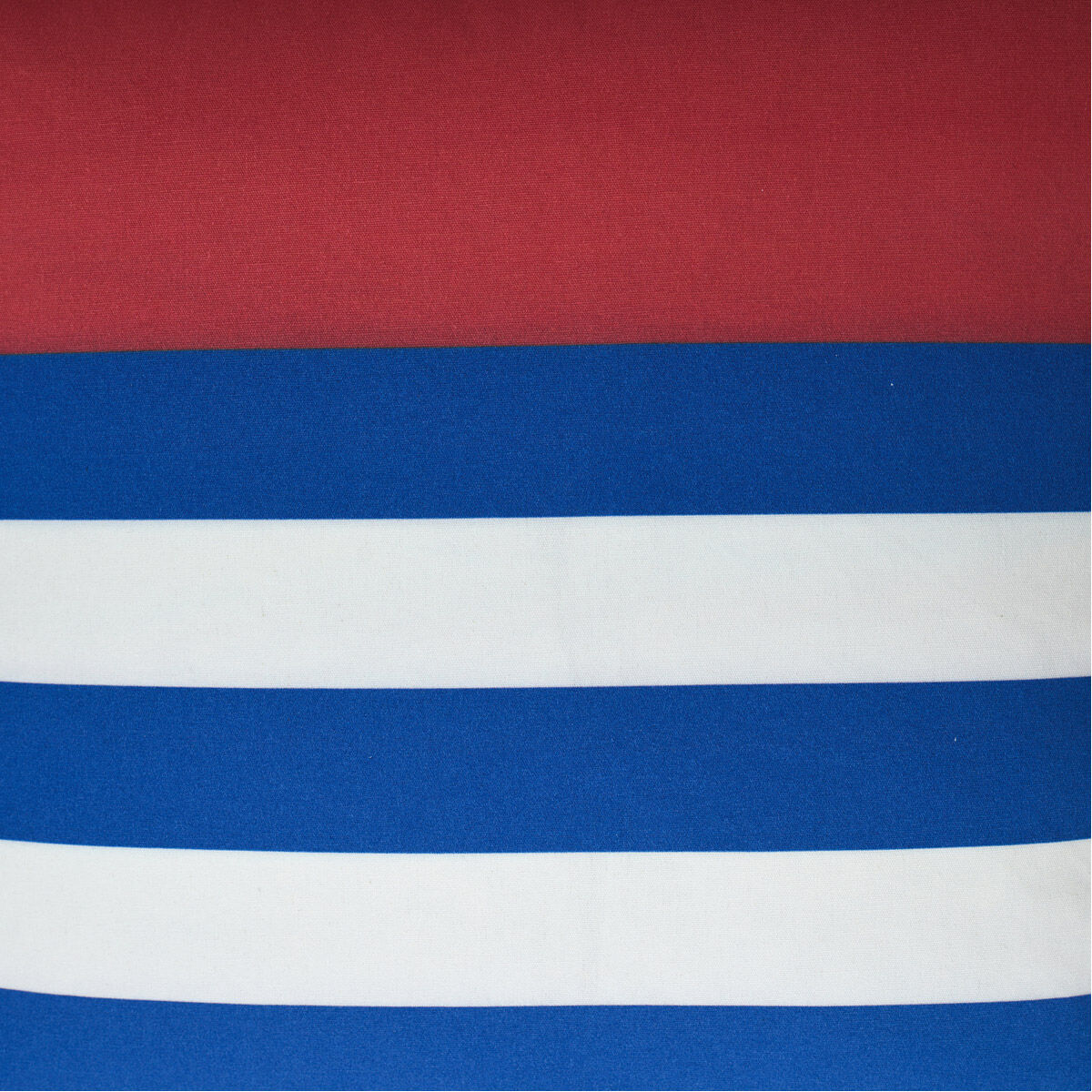 Dann Foley 24 inch Red and White and Navy Blue Decorative Pillow