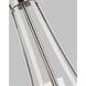 Robie 5 Light 24.13 inch Brushed Nickel Chandelier Ceiling Light