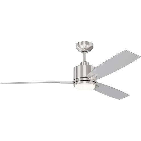 Nuvel 52 52 inch Satin Nickel Indoor Ceiling Fan