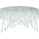Chantant 8 Light 22 inch Polished Stainless Steel Flush Mount Ceiling Light in Radiance