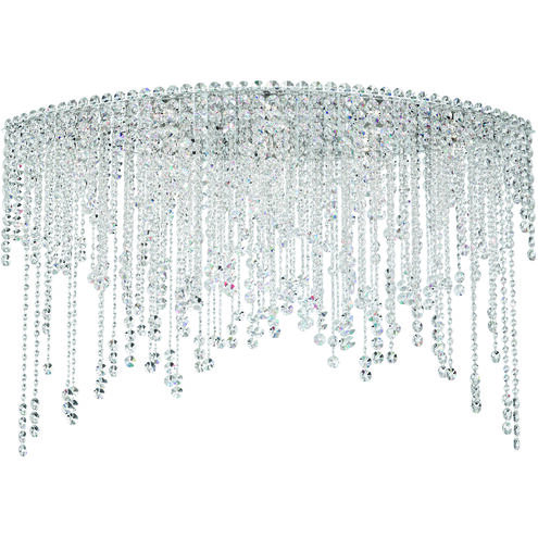 Chantant 8 Light 22 inch Polished Stainless Steel Flush Mount Ceiling Light in Radiance