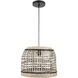 Silay 1 Light 13 inch Natural Pendant Ceiling Light