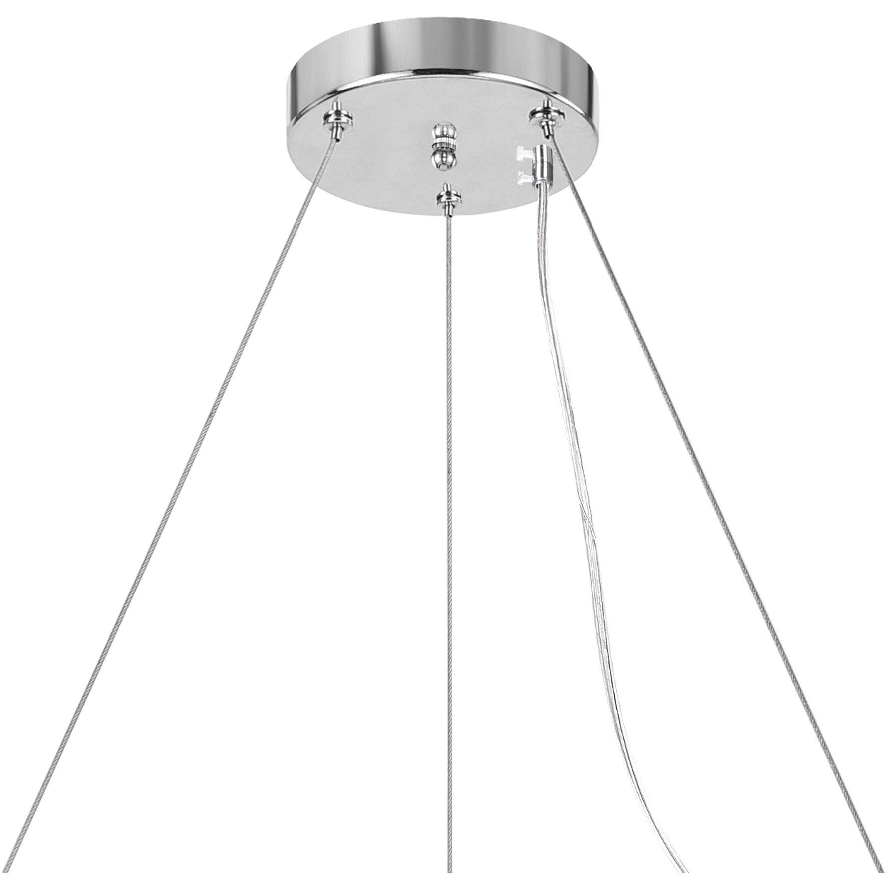 Veronique 8 Light 24 inch Chrome Down Chandelier Ceiling Light