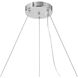 Veronique 8 Light 24 inch Chrome Down Chandelier Ceiling Light