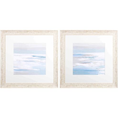 Waterside Collection Blue Framed Art