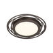 Edge Lit LED 14 inch Satin Bronze Flushmount Ceiling Light