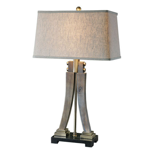 Yerevan 31 inch 100 watt Antique Brass/Dark Bronze Table Lamp Portable Light