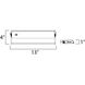 CounterMax MX-L120DC 120 LED 13 inch Metallic Bronze Under Cabinet