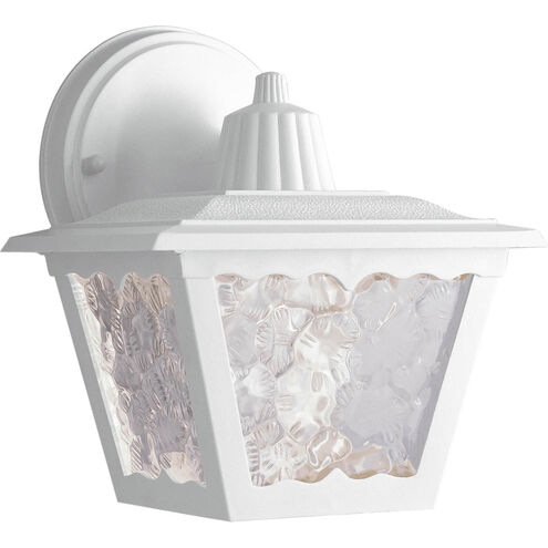 Polycarbonate Outdoor 1 Light 8 inch White Outdoor Wall Lantern