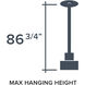 Pixie LED 14 inch Brushed Gold Pendant Ceiling Light