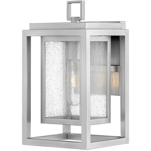 Coastal Elements Republic LED 12 inch Satin Nickel Outdoor Wall Mount Lantern, Estate Series