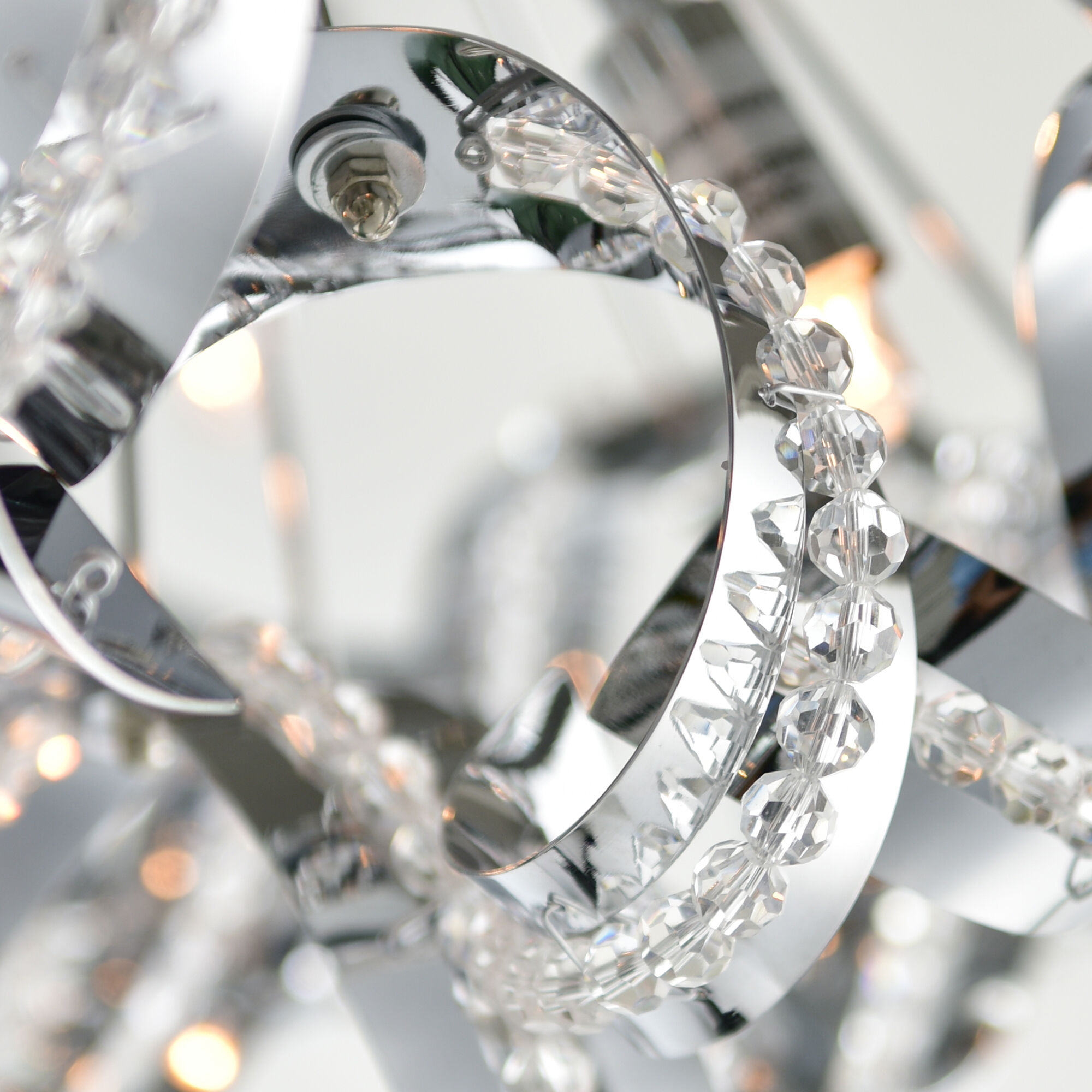 Swivel 13 Light 22 inch Chrome Flush Mount Ceiling Light