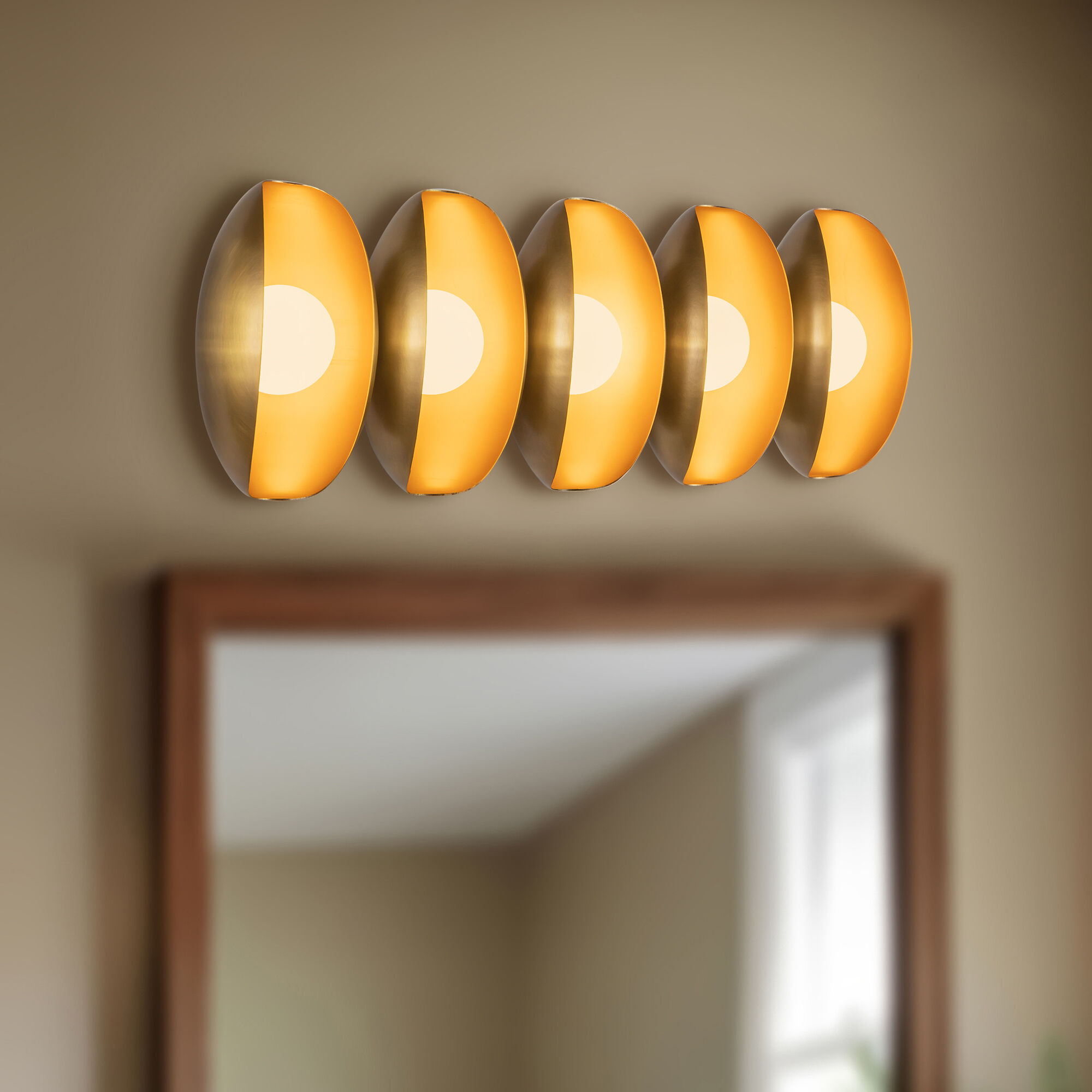 Cortez 25.63 inch Vintage Brass Bath Vanity Light Wall Light