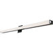 Sabre LED 48 inch Black Bath Vanity Light Wall Light