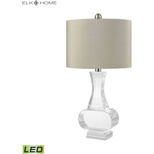 Chalette 21 inch 9.00 watt Clear Table Lamp Portable Light