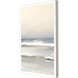 Waterside Collection Lacquered White Wood Shadow Box Style Framed Art