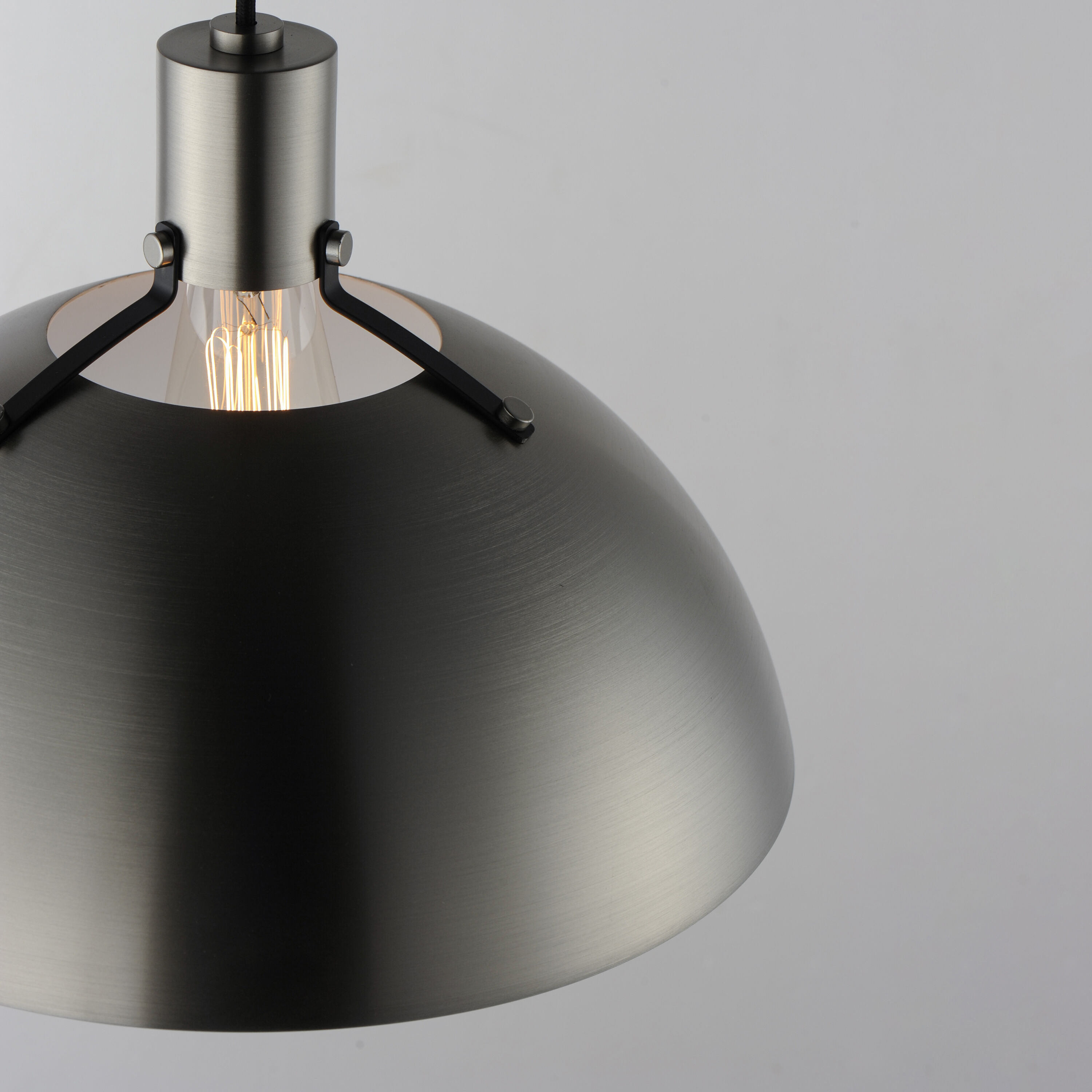 Dawn 1 Light 15.25 inch Satin Nickel Single Pendant Ceiling Light