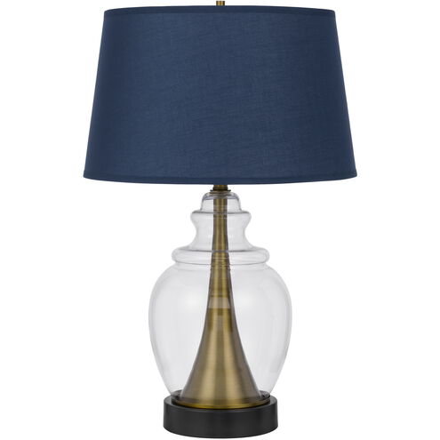 Cupola 30 inch 150.00 watt Antique Brass Table Lamp Portable Light