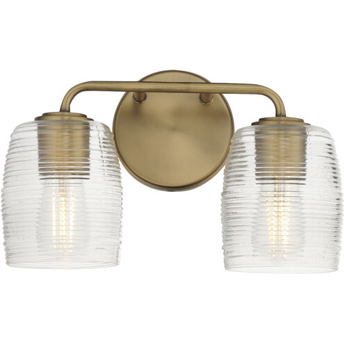 Honey Wall Sconce Wall Light in Natural Aged Brass