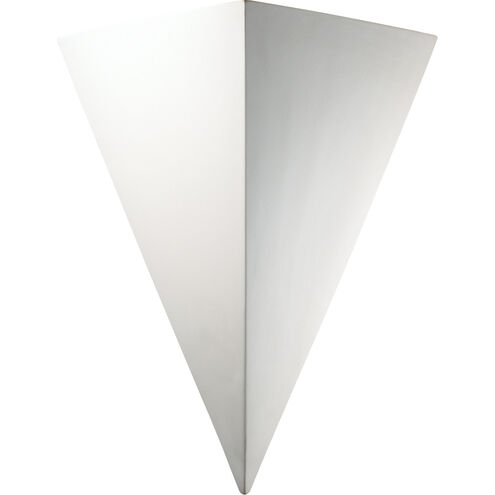 Ambiance Triangle LED 20 inch White Crackle Wall Sconce Wall Light in 2000 Lm LED, Really Big