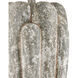 Buttress 35.5 inch 150 watt Dark Gray/White Texture Table Lamp Portable Light