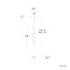 Kindjal LED 5.9 inch Aged Brass Mini Pendant Ceiling Light, Beyond