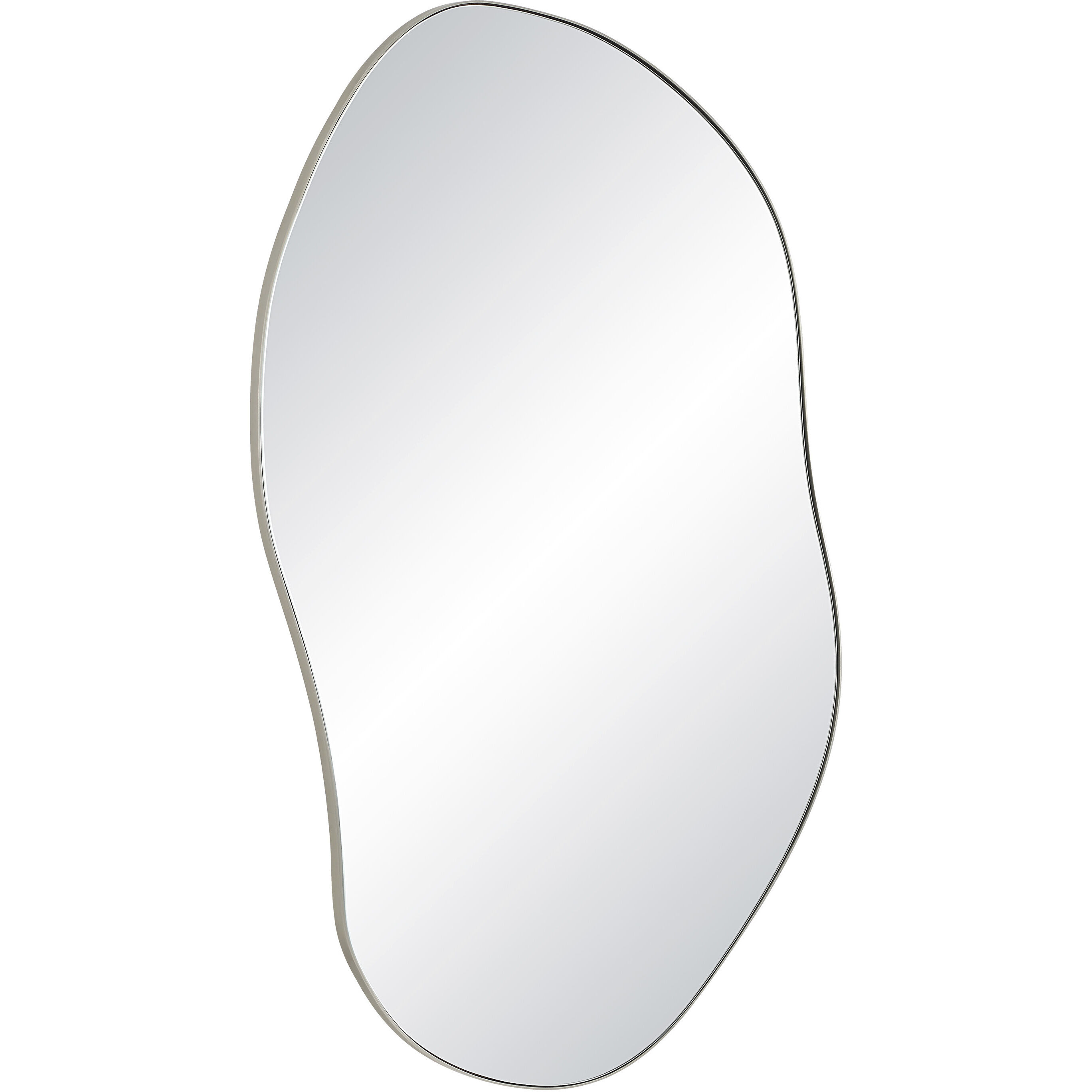 Javelin 45.25 X 30 inch Brushed Matte Satin Nickel Wall Mirror